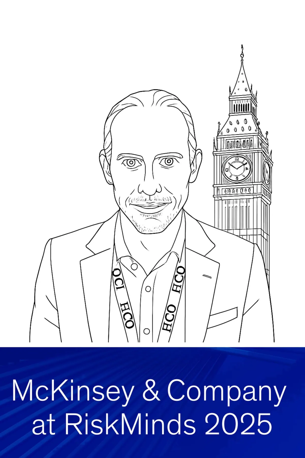 Branded McKinsey and Company AI Sketch Bot portrait