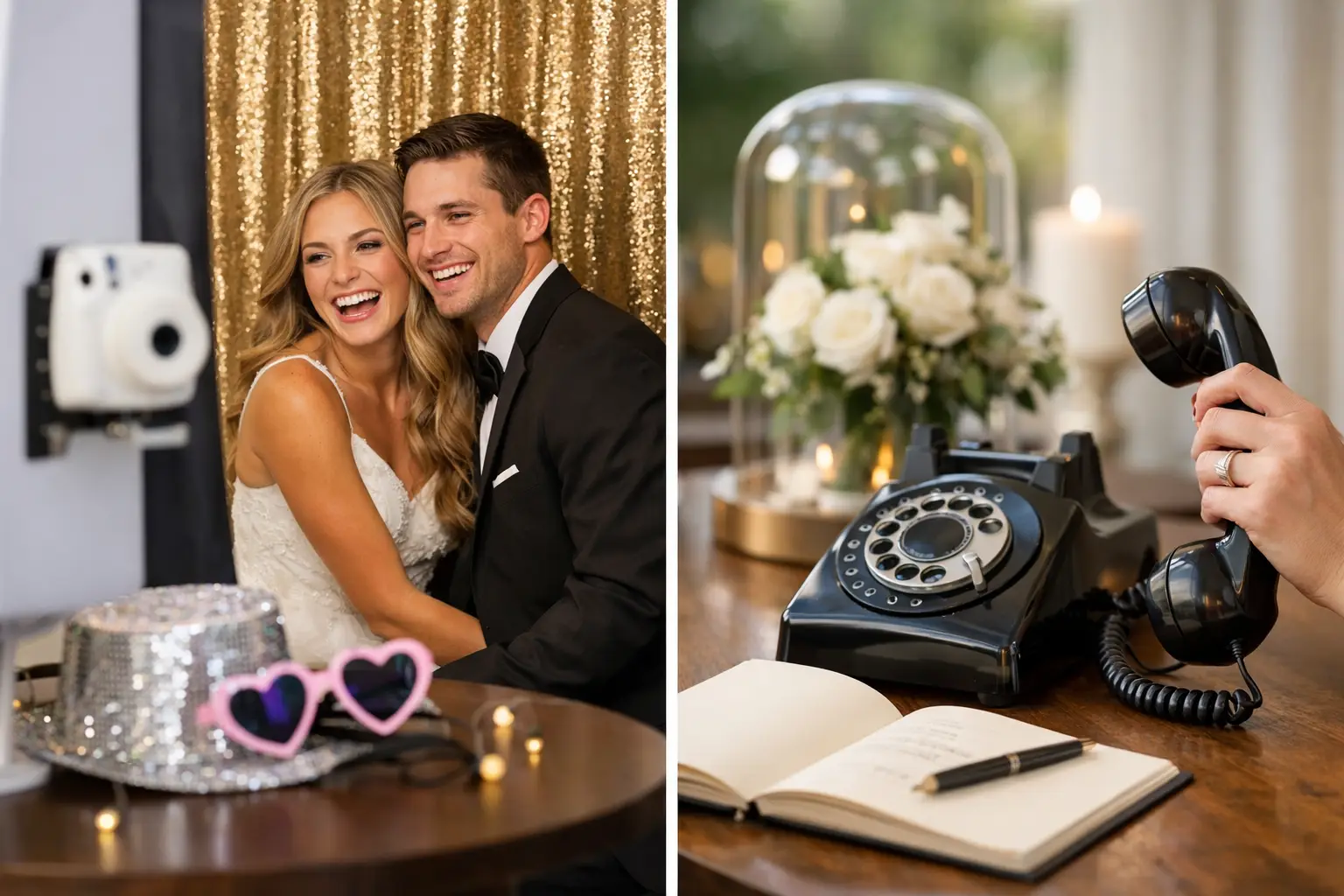 Wedding Photo Booth or Audio Guestbook?